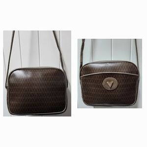 MARIO VALENTINO Signature V Zip Crossbody Pouch VINTAGE